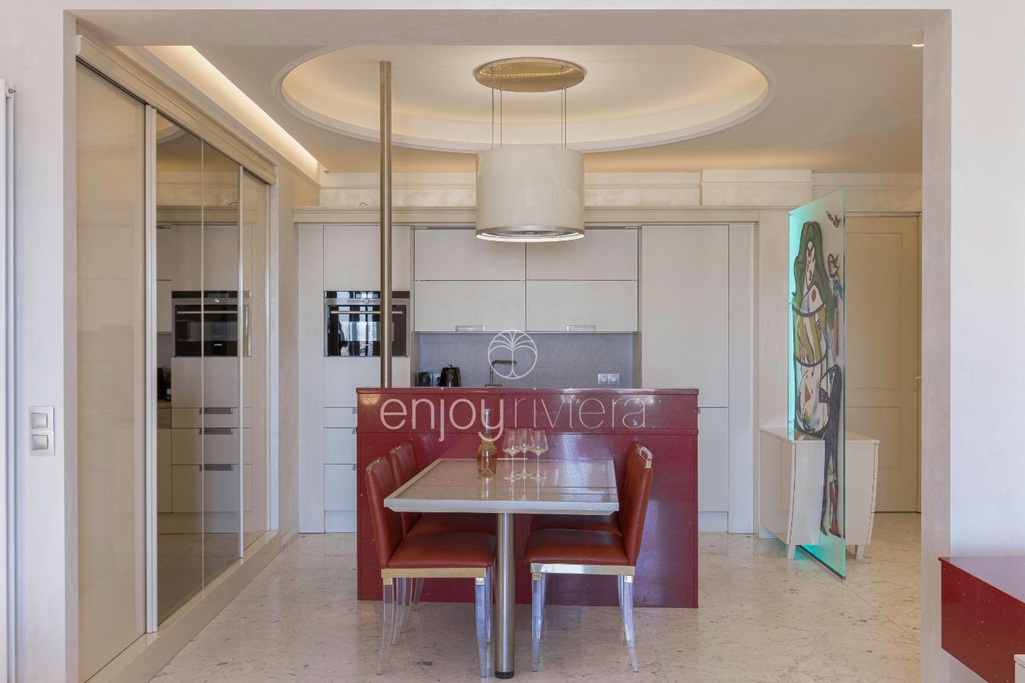 קאן Palais Miramar Suite Art Modern - Derniere Etages Vue Mer - 75M De Confort - En Face Des Plages -Wifi - Clim מראה חיצוני תמונה